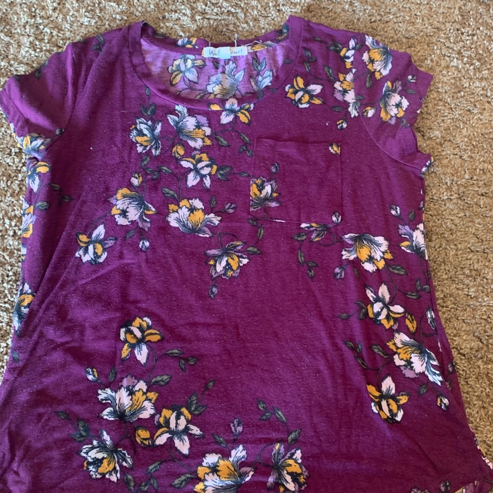 Purple shirt